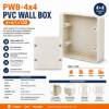 Picture of PWB-4x4 PVC WALL BOX 4*4/1*120