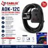Picture of AOK-12C 5M Cablix cable BLACK/1*40