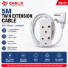 Picture of CB-01 5M Cablix cable WHITE/1*40