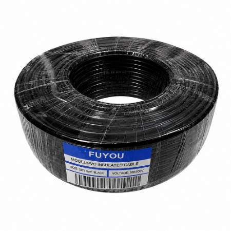 Picture of FY3*1MM PVC insulated cable Black/1*4