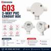 Picture of G03 3WAY PVC CONDUIT BOX/1*120