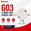 Picture of G03 3WAY PVC CONDUIT BOX/1*120