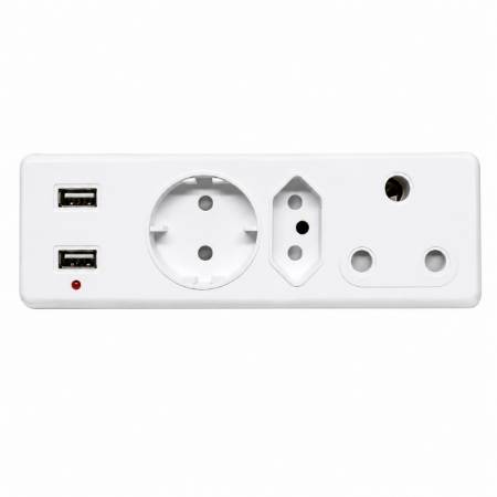 Picture of R-21 USB RED 3WAY PLUG/1*100