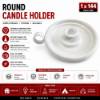 Picture of PANDA round candle holder/1*144