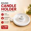 Picture of PANDA round candle holder/1*144