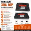 Picture of RED 30A 10p PLASTIC TERMINALS/1*50