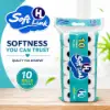 Picture of SOFT LINK 10 toilet rolls tissus/1*6