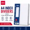 Picture of E38158 Dividers A4 Printed 1-31/1*100